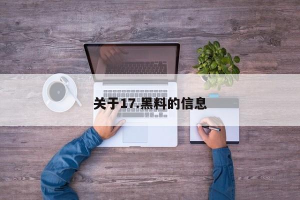关于17.黑料的信息